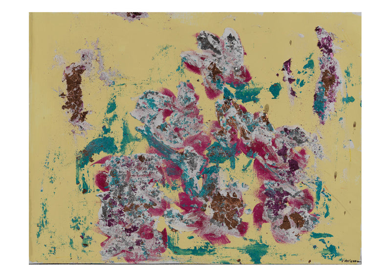 Textured Flowes Print